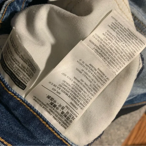Vintage orange tab levis